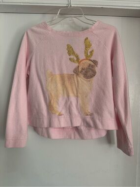 Sugar rush pug with good antlers sweatshirt
